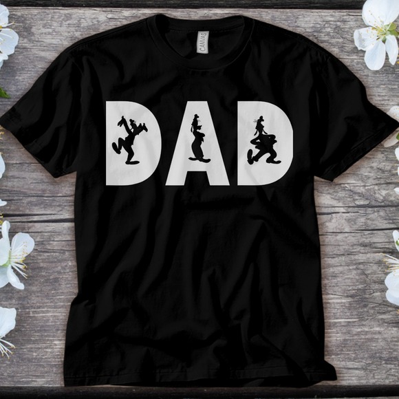 Disney Mickey And Friends Father's Day Goofy Dad Fill T-Shirt Unisex T-shirt - Picture 1 of 2